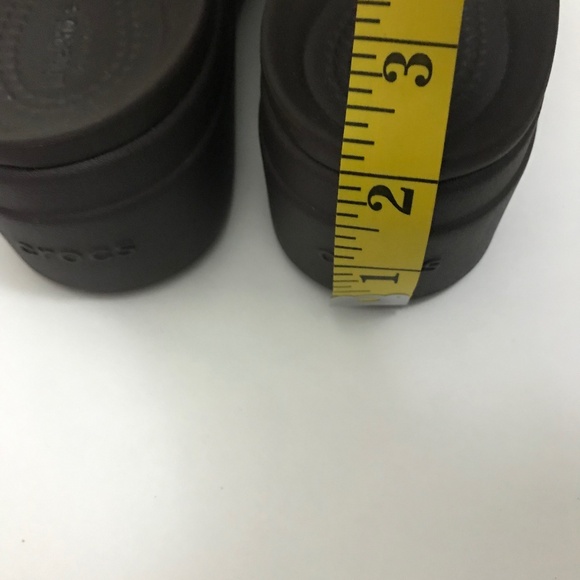 Crocs Women’s Platform Sandals Brown Color Size 9 - Picture 12 of 15